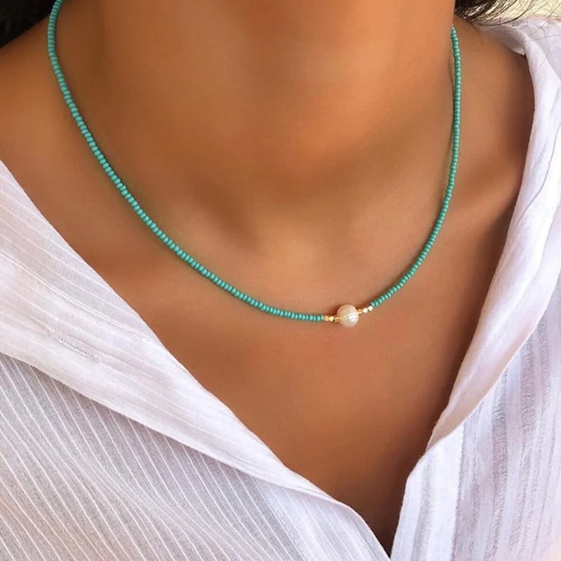 Freshwater Pearl Necklace (4 Color Options)-🔥Buy 2 Save 20% OFF🔥