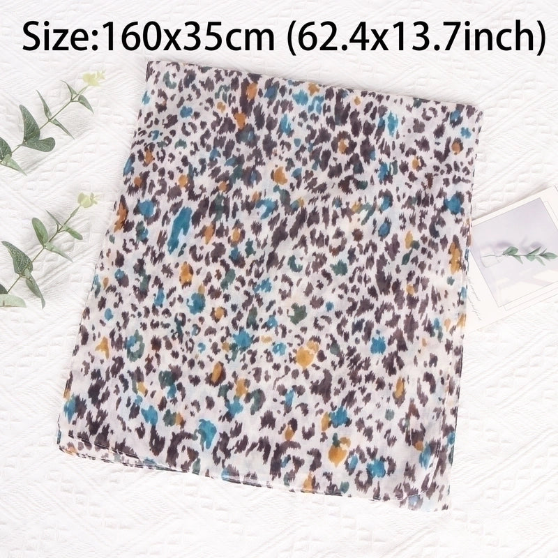 Unisex IG Style Elegant Spot Rayon Polyester Scarf