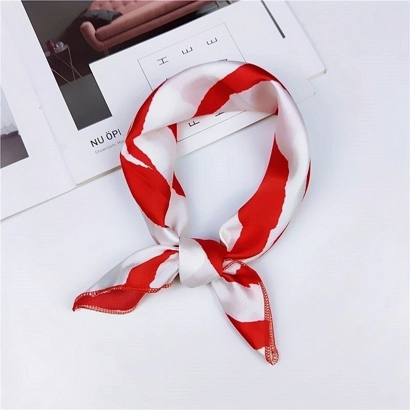 New Spring And Autumn Summer Small Silk Scarf Small Square Towel Women's Professional Variety Decorative Printed Scarf Scarf