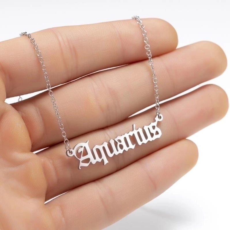 Fashion Constellation 201 Stainless Steel 18K Gold Plated Stainless Steel Necklaces