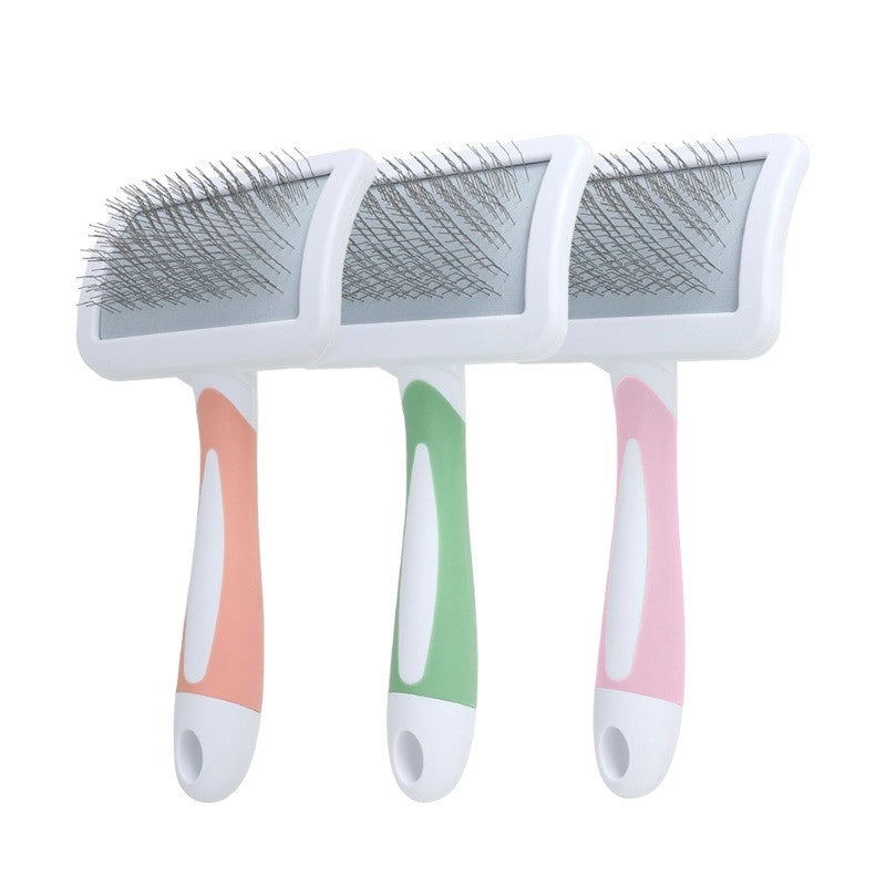 Minimalist Plastic Color Block Pet Grooming Tools