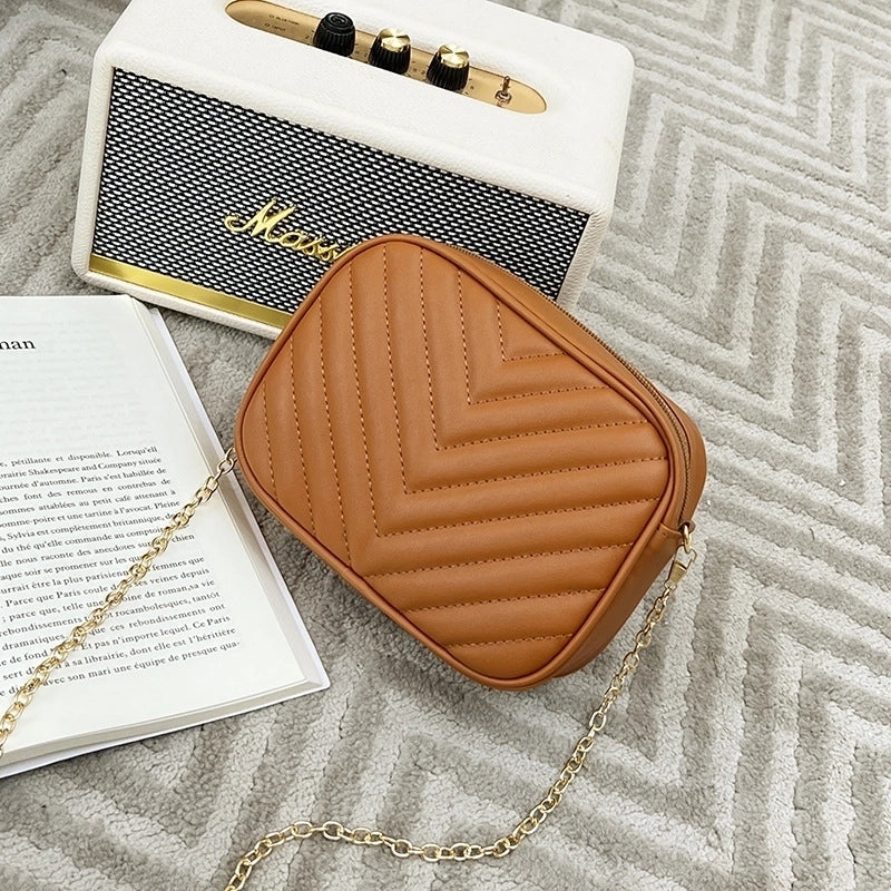Women's Small All Seasons Pu Leather Vintage Style Shoulder Bag