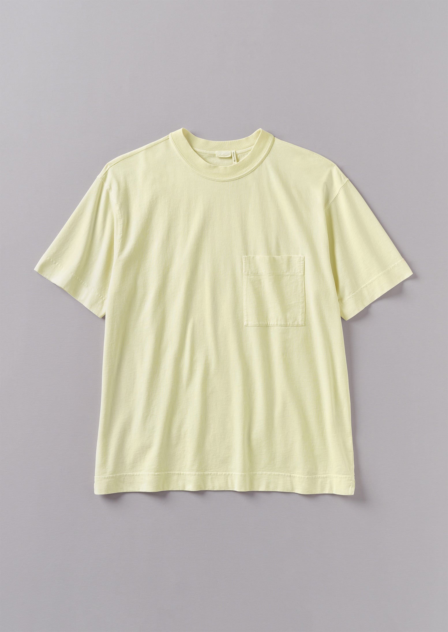 Mineral Dyed Organic Cotton Tee | Lemon