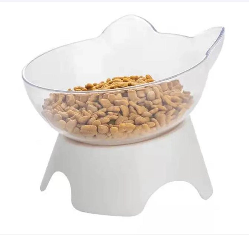 Minimalist Plastic Solid Color Pet Tableware