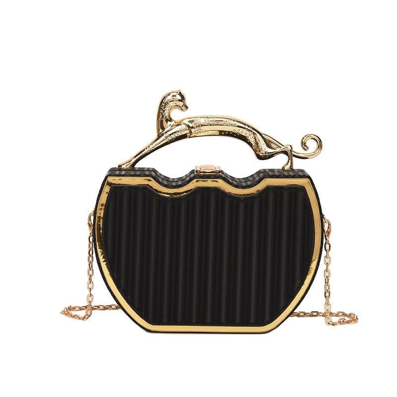 Women's Medium Pu Leather Solid Color Streetwear Lock Clasp Evening Bag