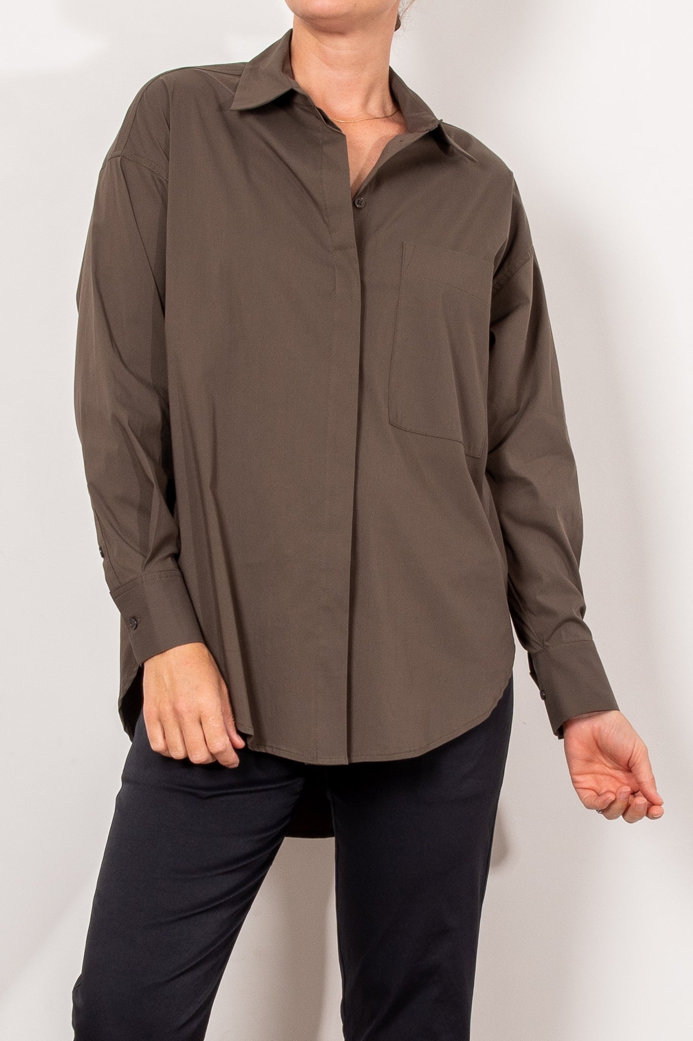 Mela Purdie Relaxed Pocket Shirt Microprene