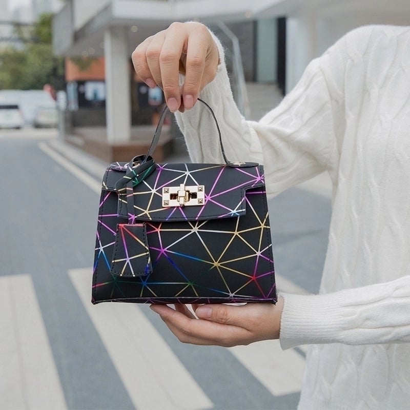 Women's Small All Seasons Pu Leather Fashion Square Bag
