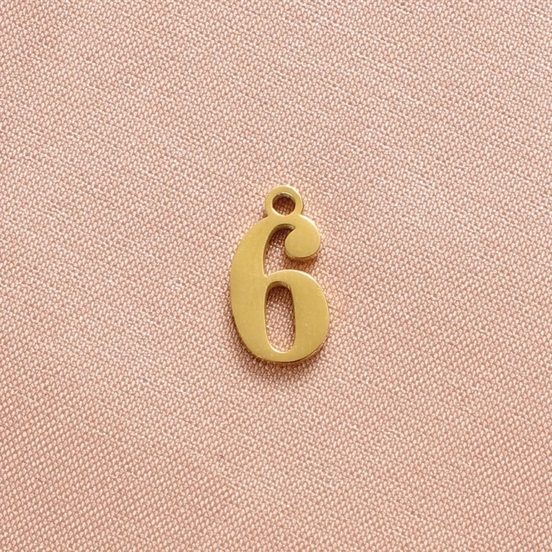 Stainless Steel 18K Gold Plated Minimalist Plating Number None