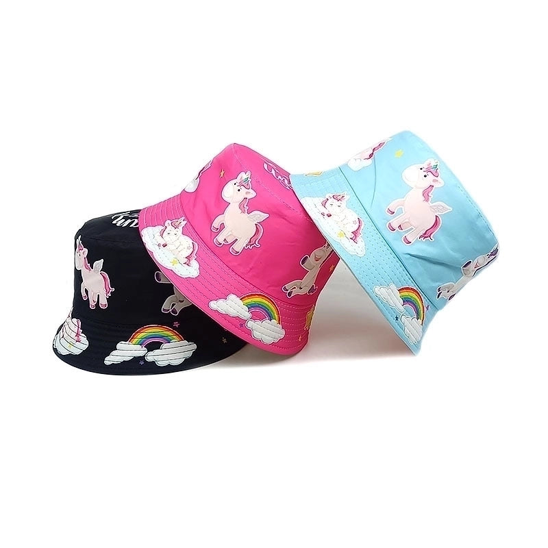 Girl's Cute Minimalist Printing Bucket Hat