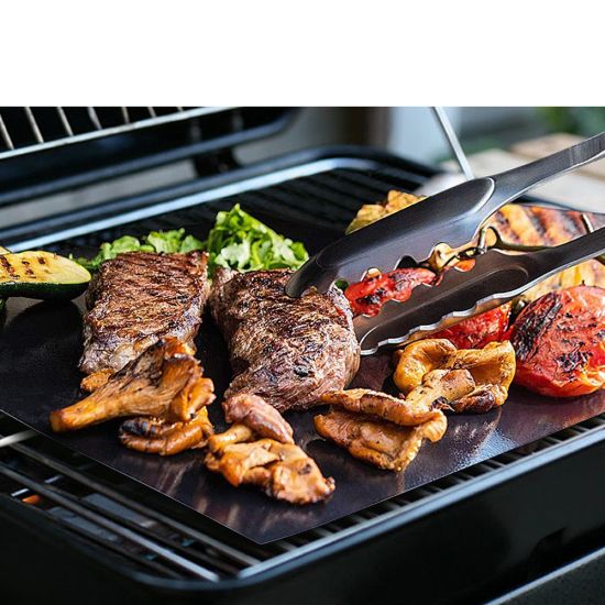 BBQ Grill Mat Set of 3-100% Non-Stick