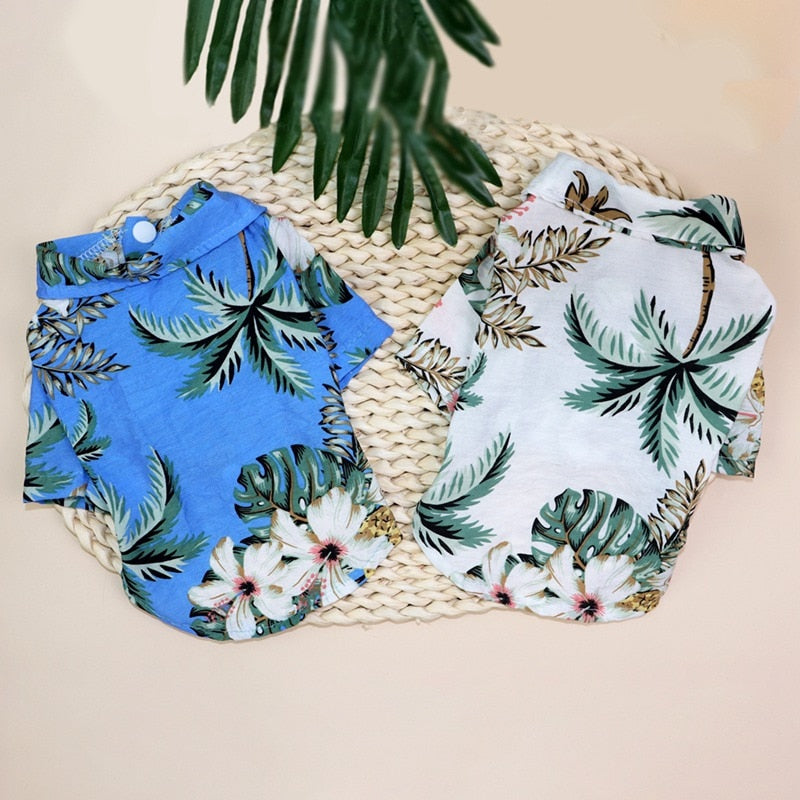 FLORAL PRINTED CAT DOG CLOTHES