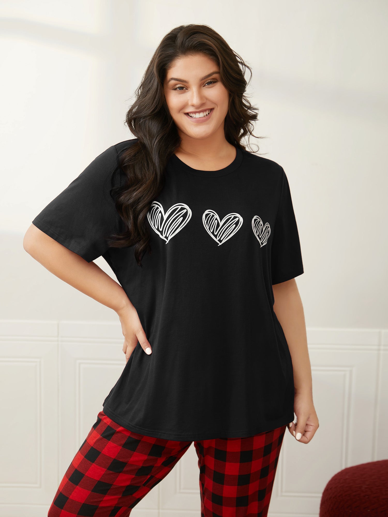 Love In The Air Patchwork Slim-Fit Tee