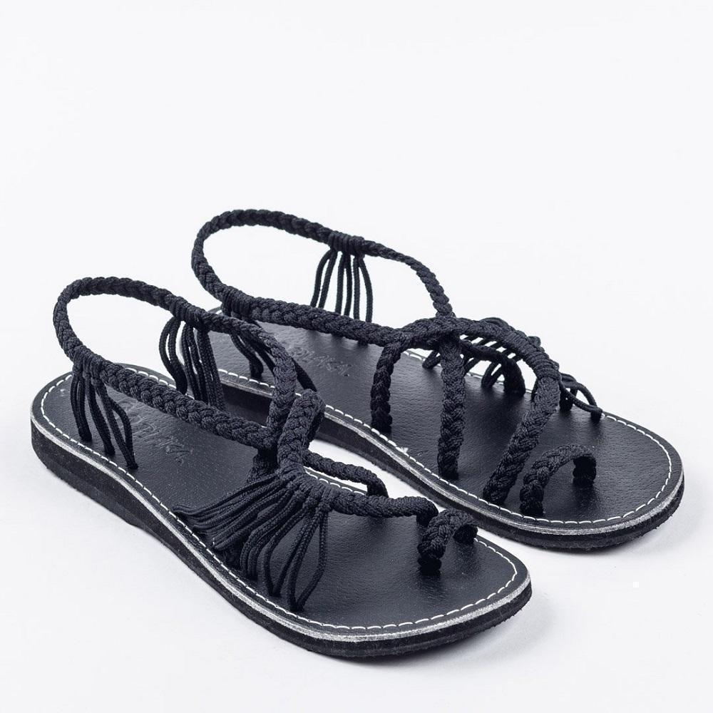 Palm Leaf Flat Sandals for Women. 1 Pair