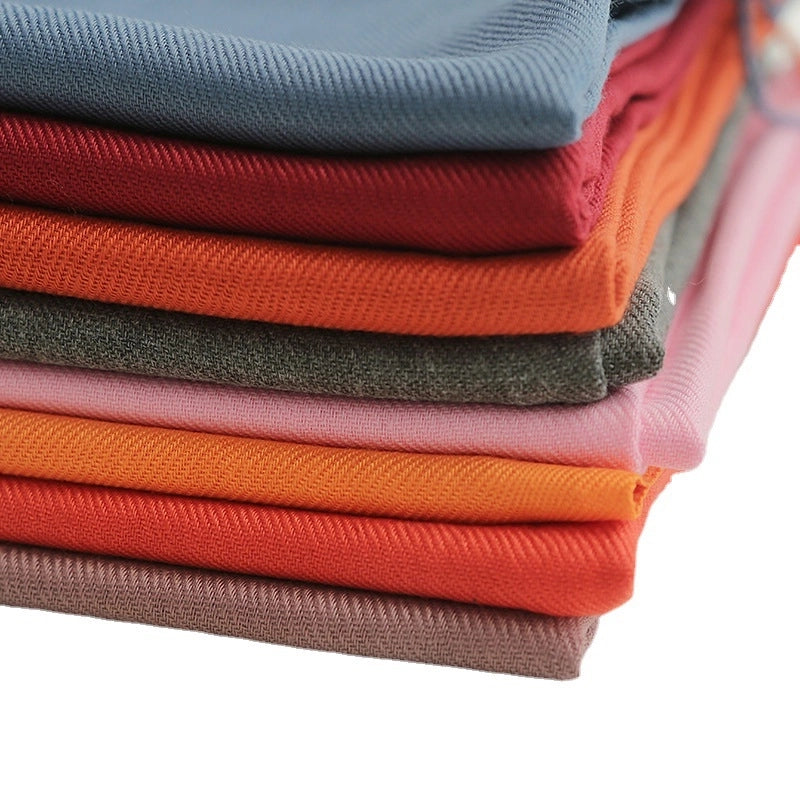 Pure Color Cashmere Scarf Women's Autumn And Winter Popular 220g Light Board Tassel Warm Shawl Travel Gift