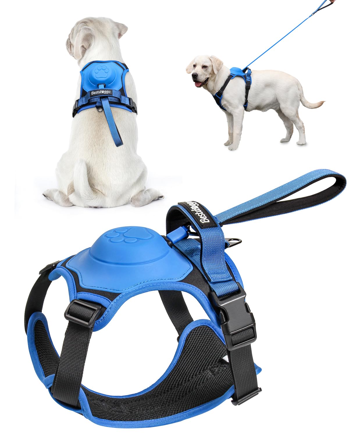 🔥2023 HOT SALE - Dog Harness and Retractable Leash Set All-in-One