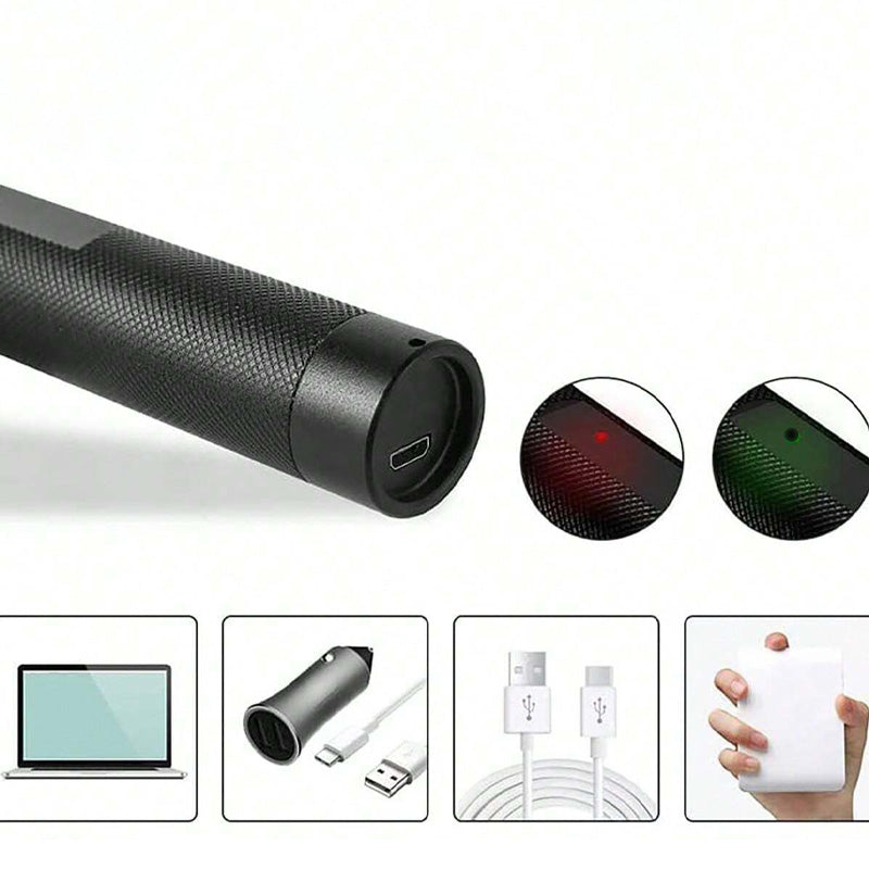 Red and green single-point laser
