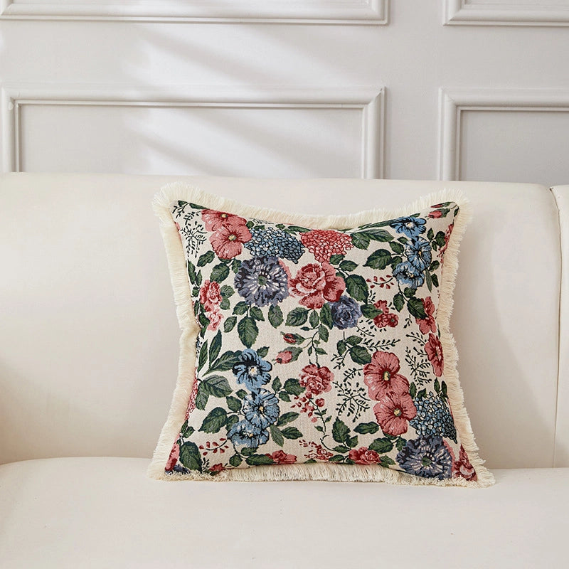 Minimalist Classic Style Geometric Cotton And Linen Pillow Cases