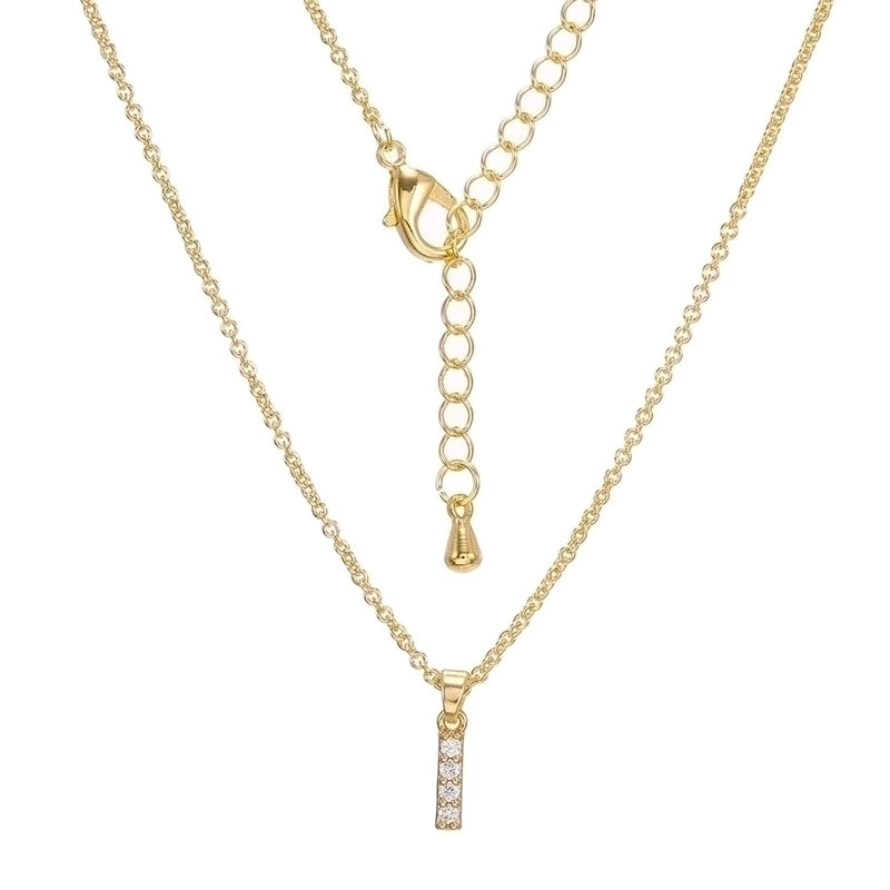 Brass Cable Chain Letter Necklace