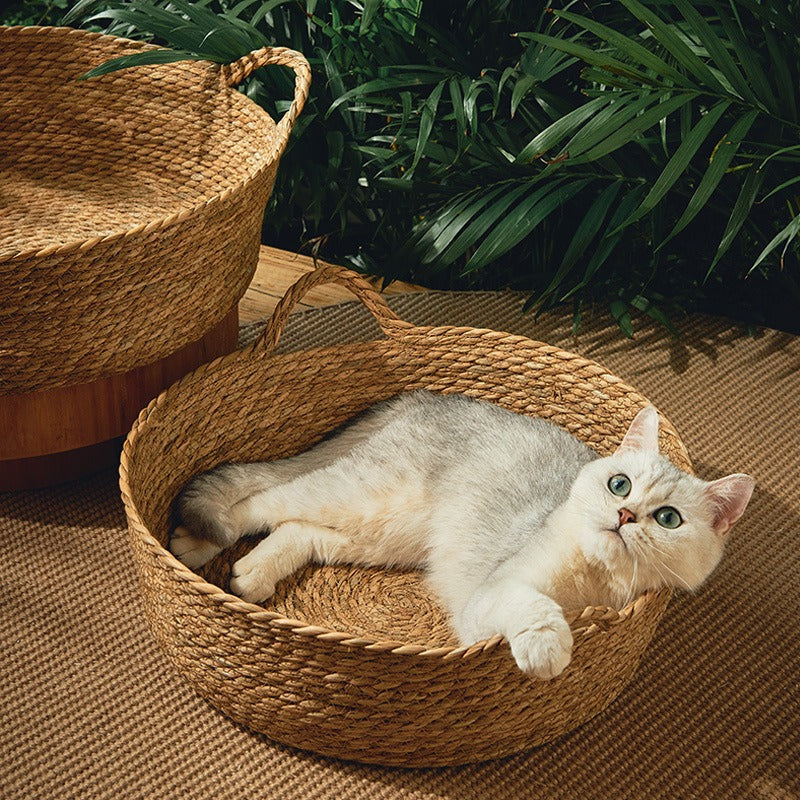 Cat Bed Litter Hand Woven