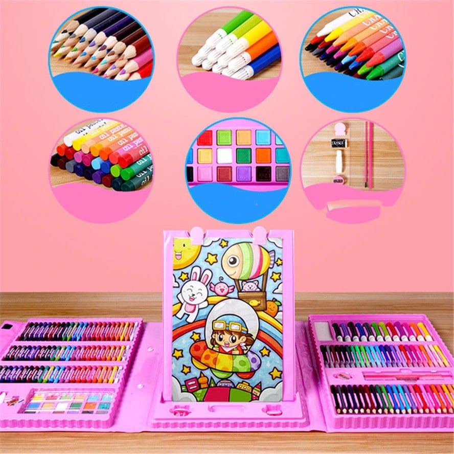 Deluxe 6-In-1 Art Creativity Set™ (🎄🎁The Best  Present For Kids)