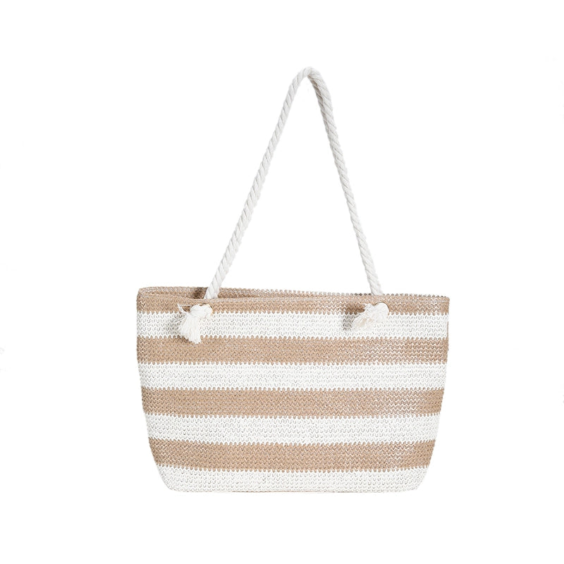 Women's All Seasons Straw Classic Style Shoulder Bag