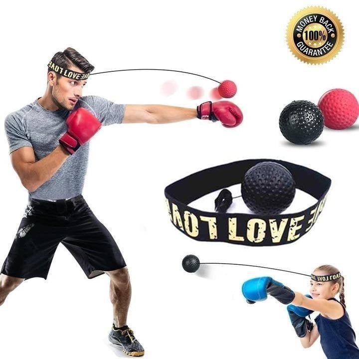 (Final Sale- 49% OFF) Boxing Reflex Ball Headband