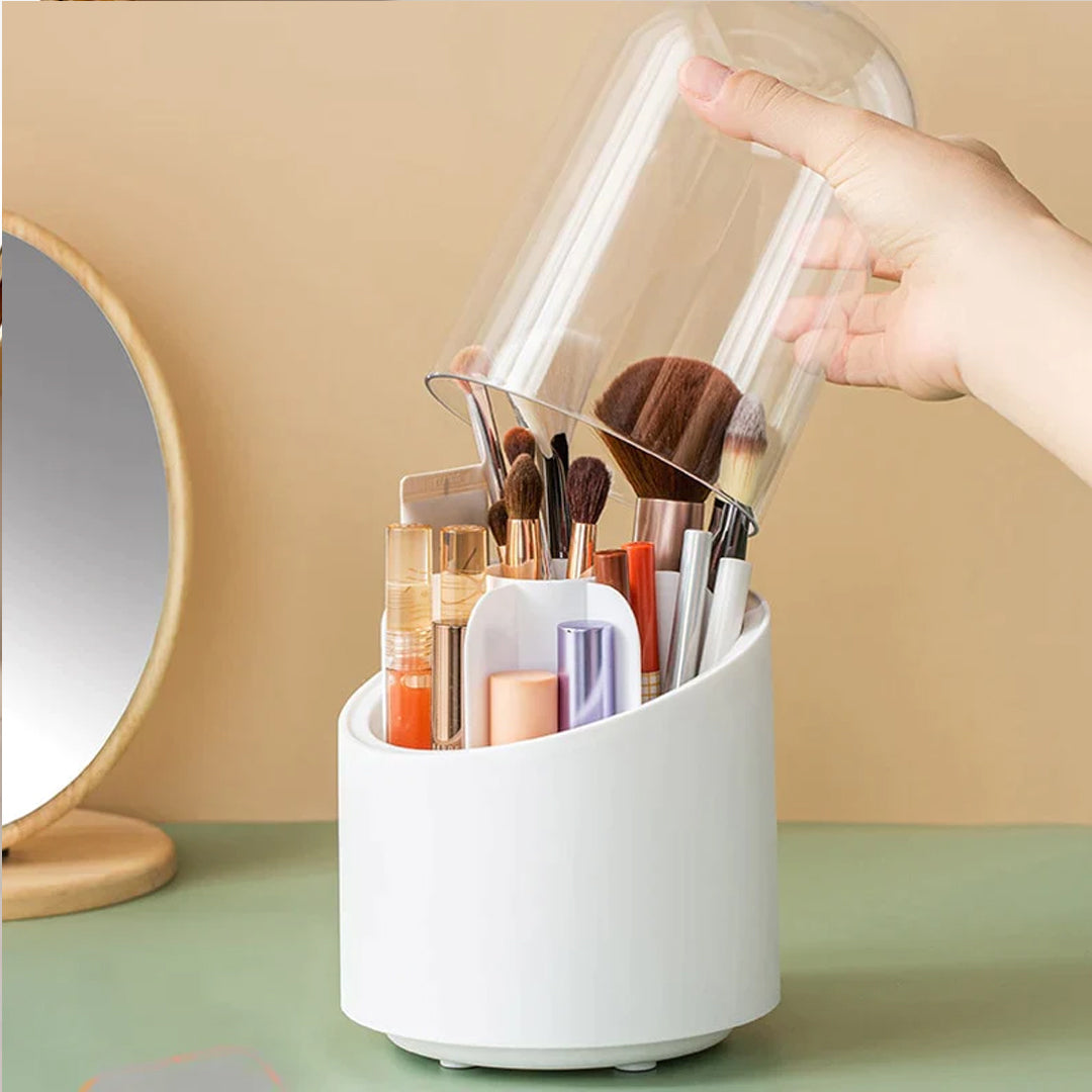 360° Rotating Base Makeup Brush Holder