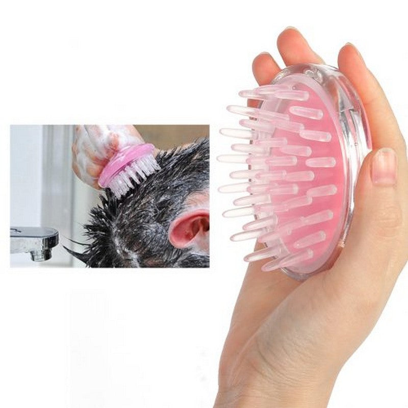 Shampoo Scalp Massage Brush Silicone