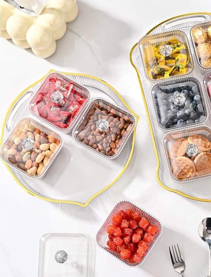 DRY FRUIT TRAY WITH SERVING PLATTER