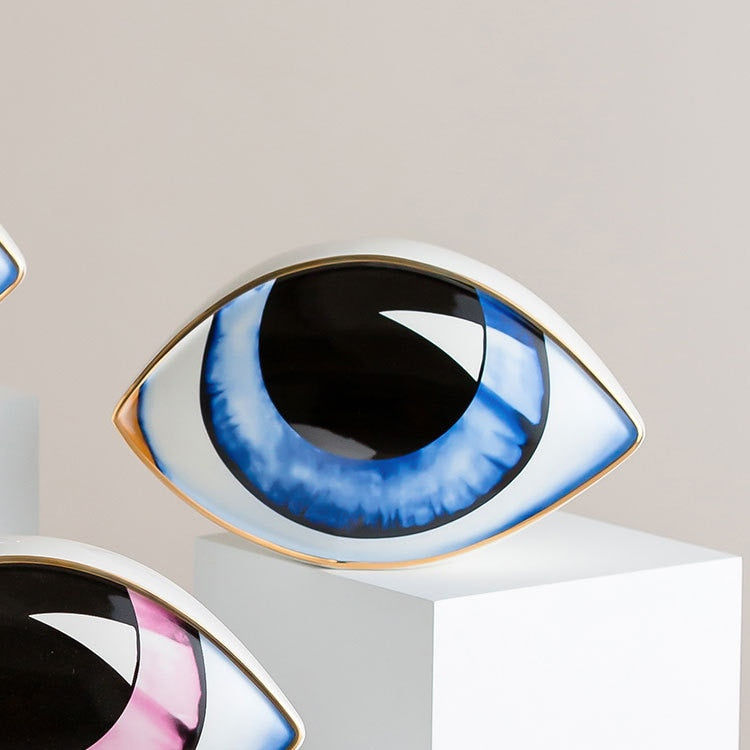 Ceramic Eye Sculpture