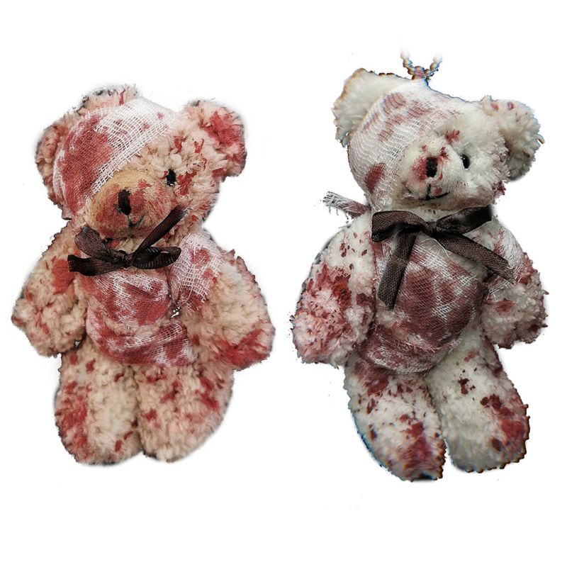 Bloody Teddy Bear Keychain