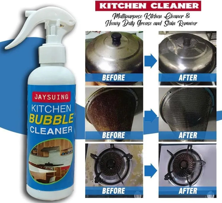 Multi-Purpose Cleaning Bubble Spray For Clean Detergent Stains Practical and Effective Grease