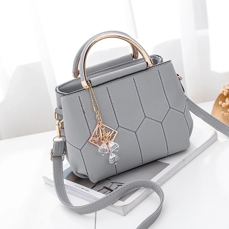 Women's Medium All Seasons Pu Leather Basic Handbag