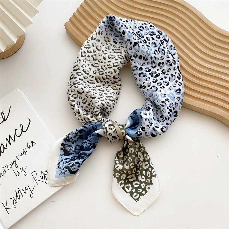 Women's Lady Printing Polyester Printing Silk Scarves