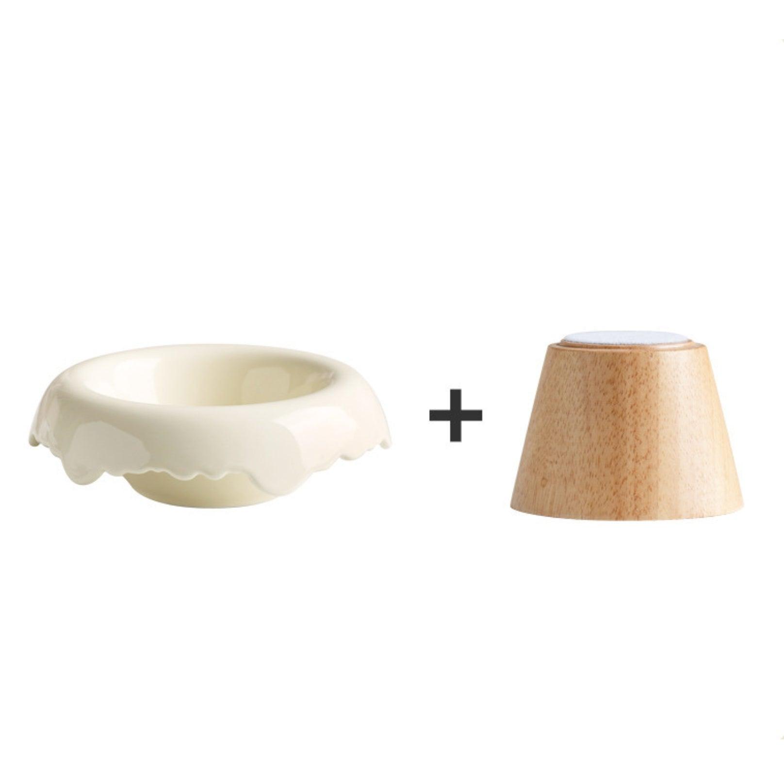 Ice Cream Styled Detatchable Lead-Free Ceramic Pet Food Bowls