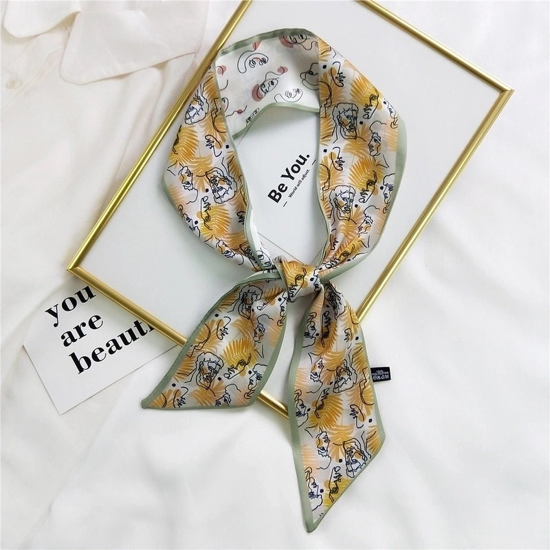 Fashion Silk Scarf Hair Tie