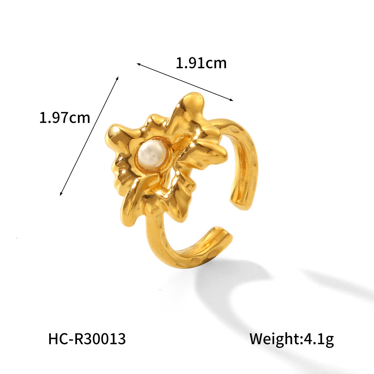 Ring Stripe Circle Geometric Stainless Steel Electroplating Rings