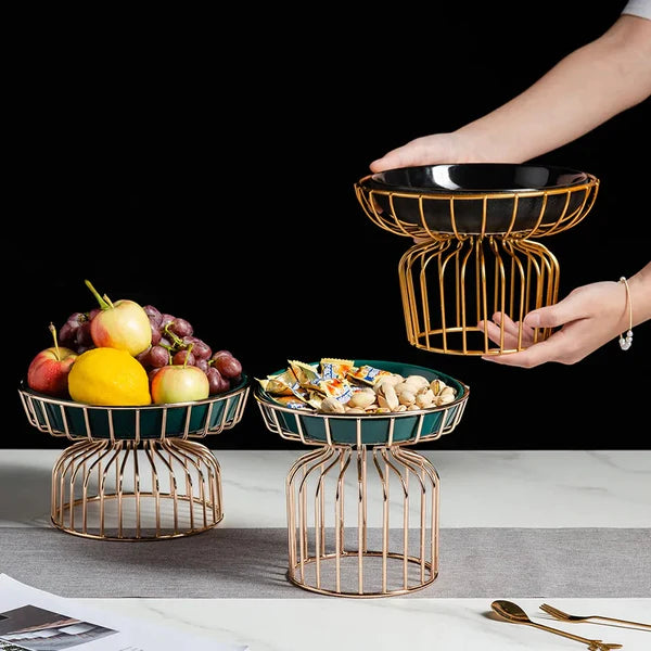 Ceramic fruit platter