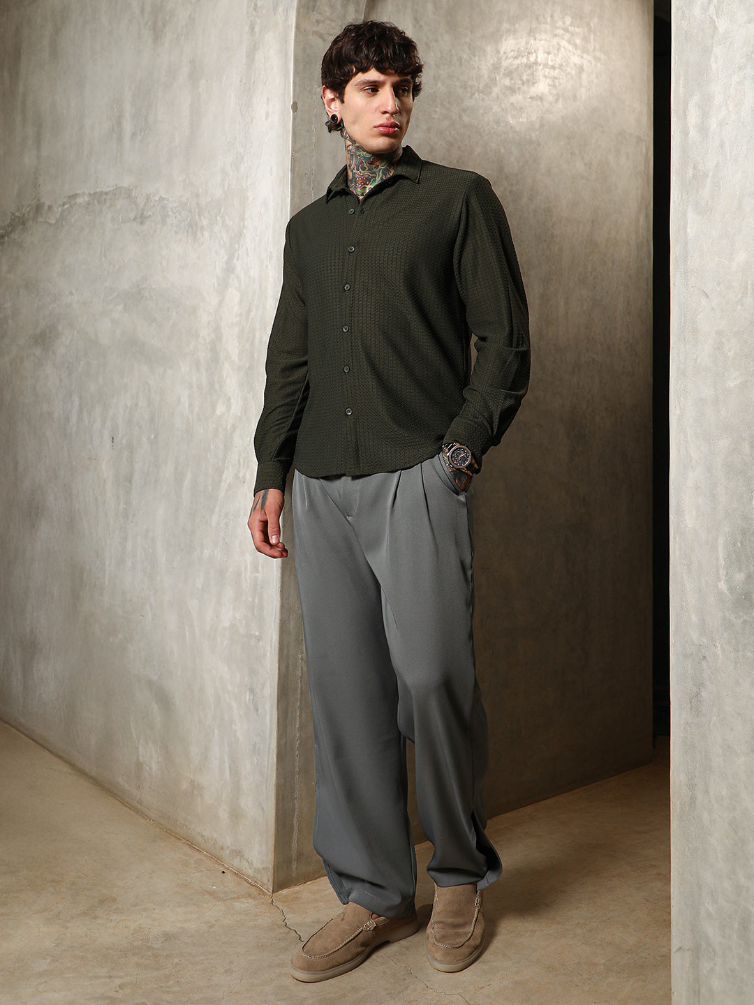 Gridveil-Tactile Shirt