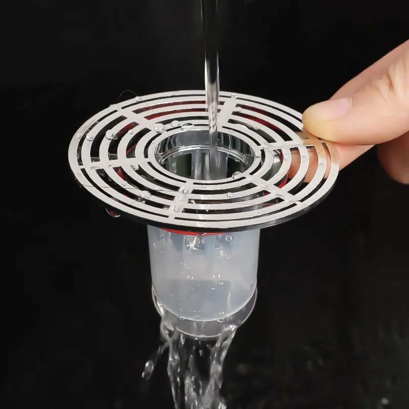 New gravity drainage and deodorant filter