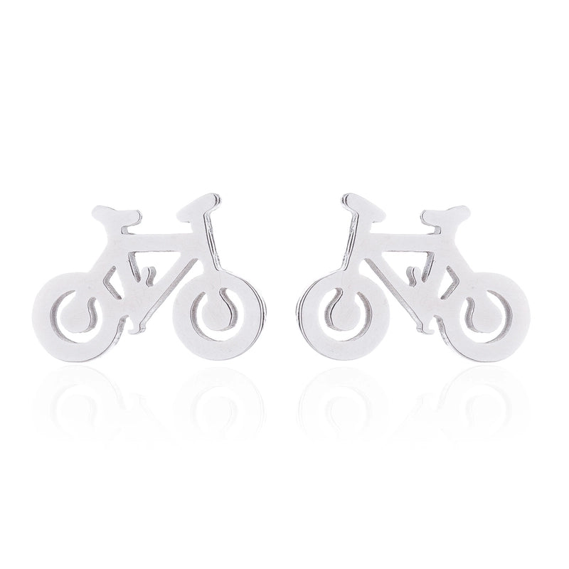 Minimalist  Geometric 304 Stainless Steel No Inlaid 18K Gold Plated Ear Studs