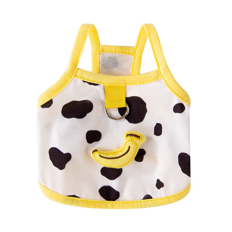 Cute Fruit Decor Dog Vest Harness