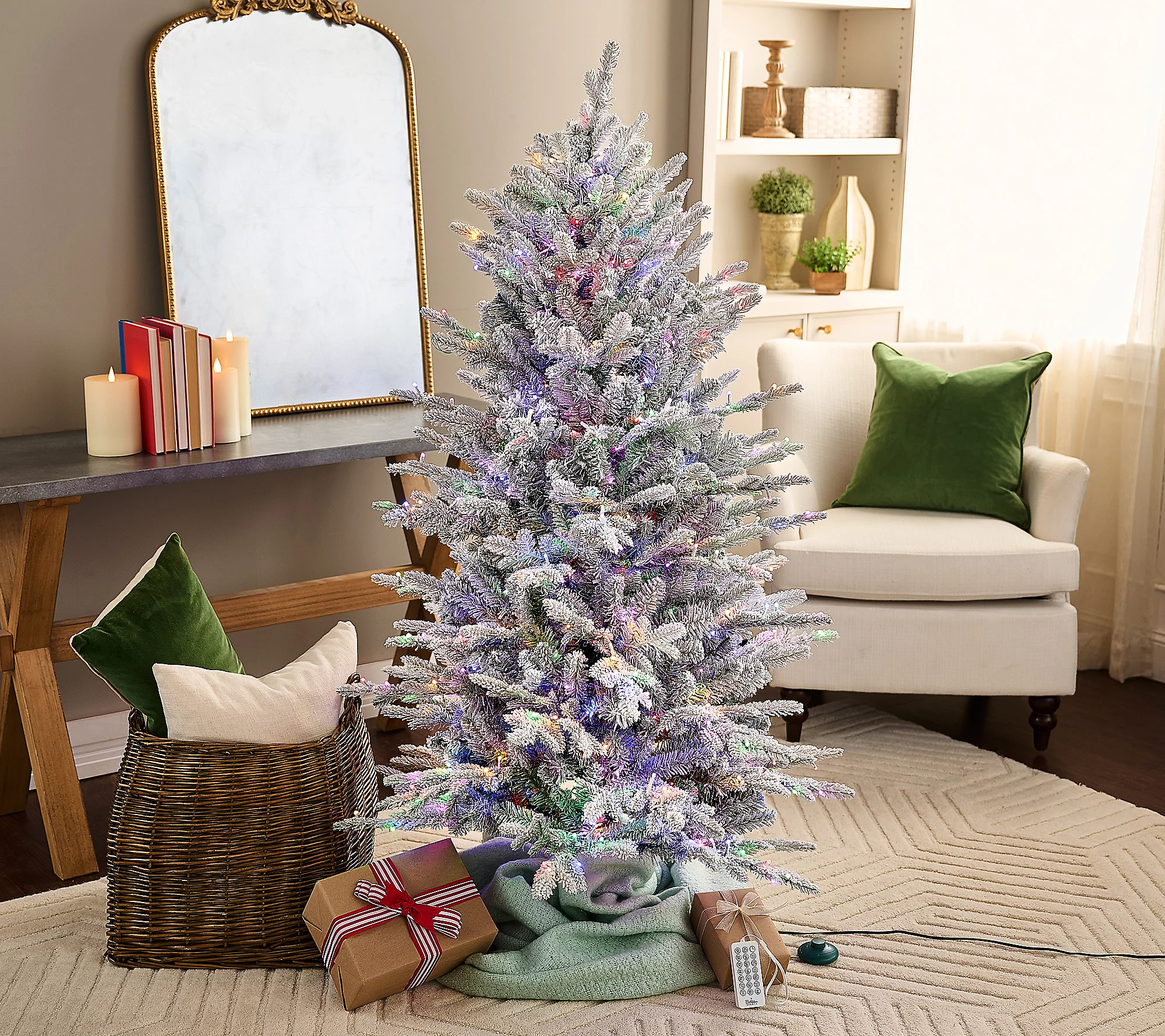 Christmas Pre-sale🎁Only $34.80🌲Bethlehem Lights Micro LED Christmas Tree w/ Storage Bag