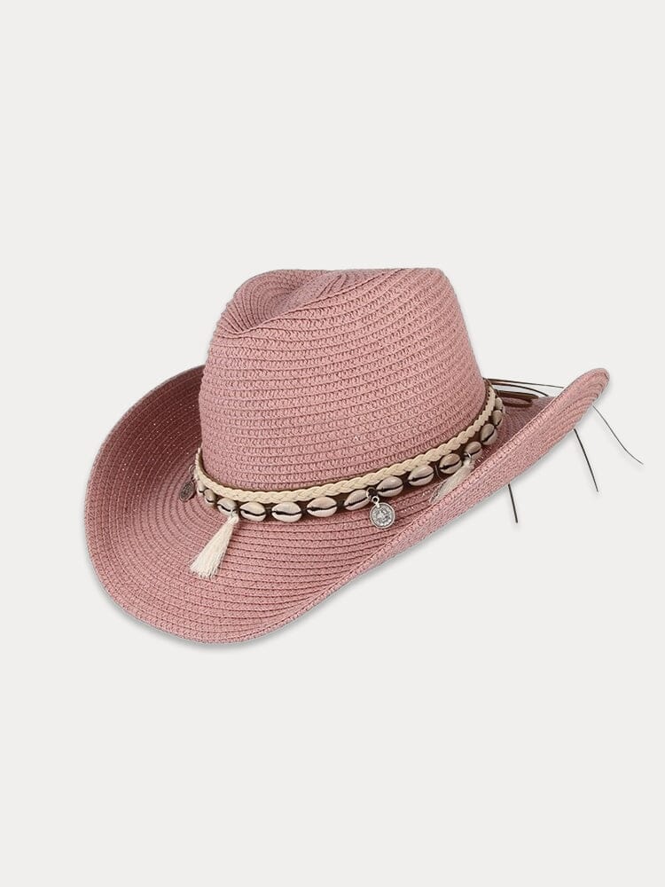 Stylish Wide Brim Woven Straw Hat