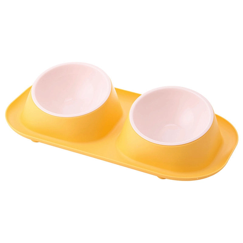 Popular Pet Bowl Double Bowl Pet Dog Basin Anti-splash Dog Bowl Cat Bowl Pet Supplies In Stock