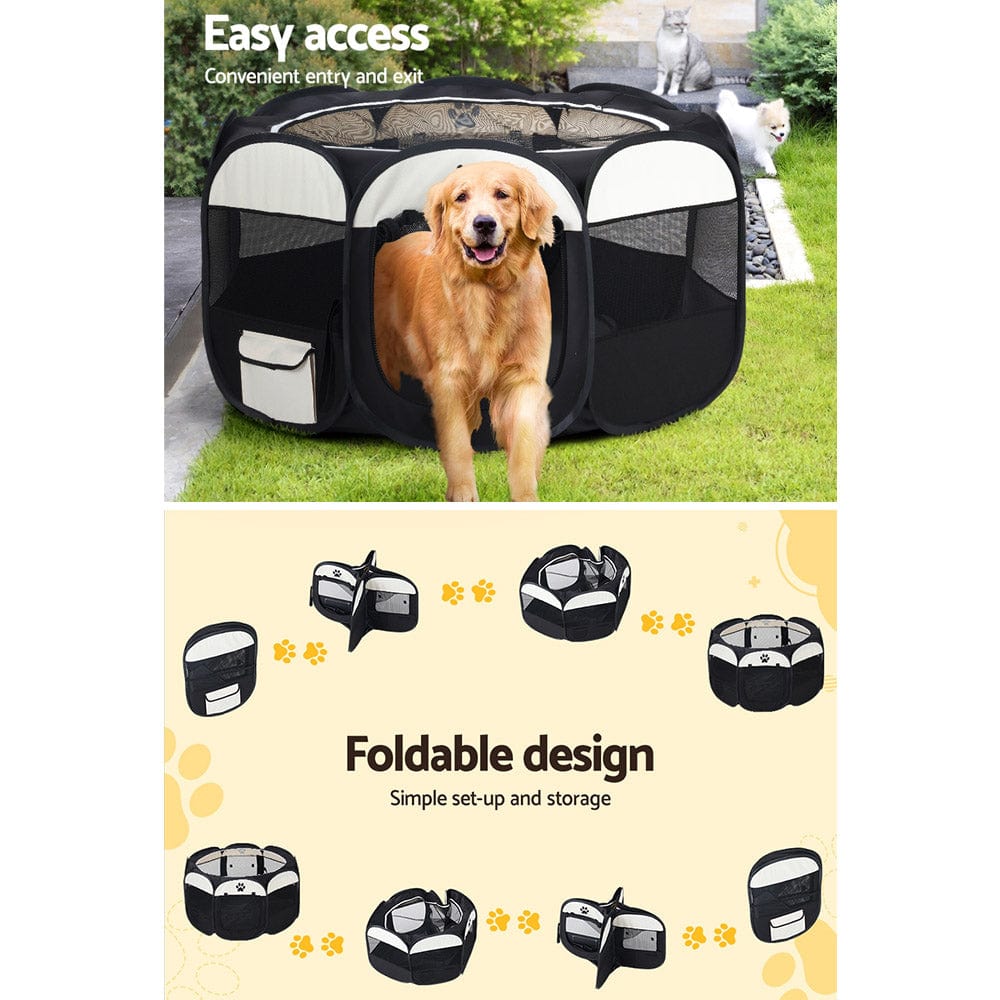 Dog Playpen Tent Pet Crate Fence 3XL Enclosure