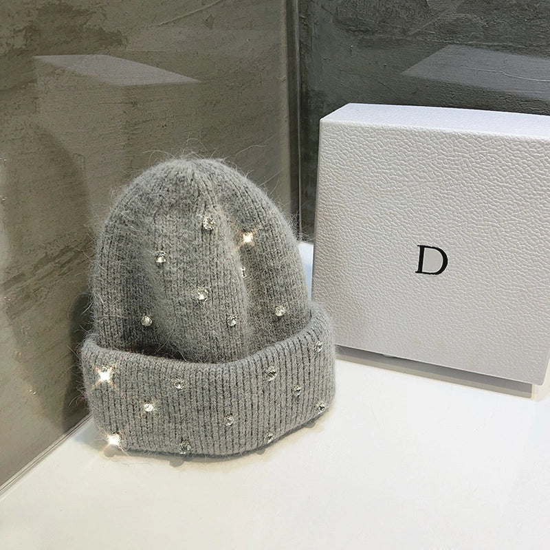 Women's Modern Style Classic Style Solid Color Eaveless Wool Cap