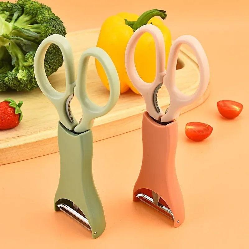 2IN1 PEELER WITH SCISSOR