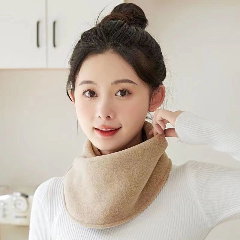 Winter Velvet Thickened Warm Neck Protection Scarf For Men And Women Riding Cold-proof Windproof Multifunctional Scarf Neck Set
