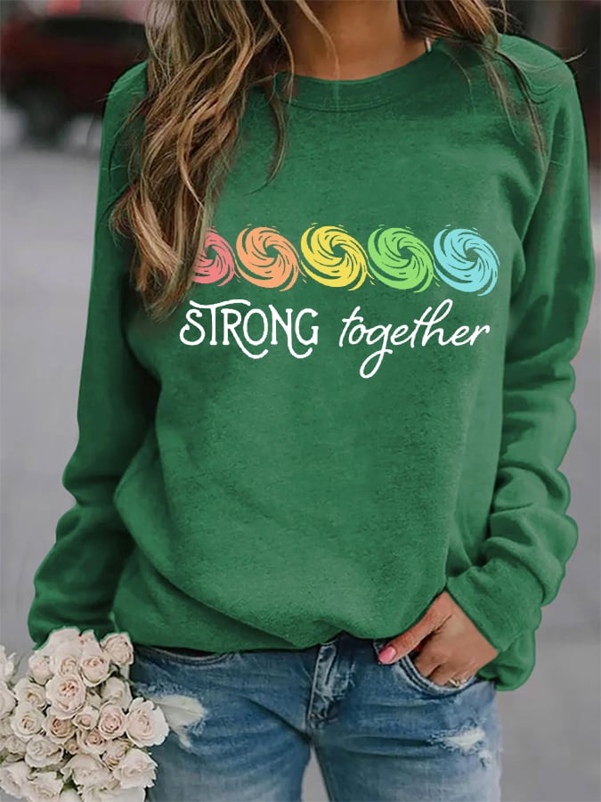 Women's Hurricane Helene 2024 Strong Together Sweatshirt